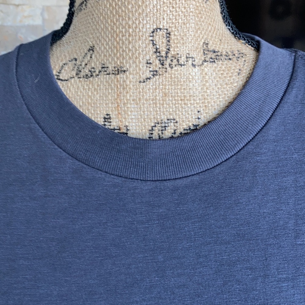 Madewell Crew Neck Basic Essential Dark Gray Supi… - image 3